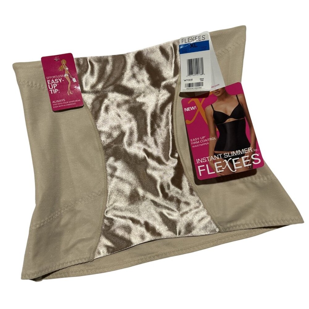 Maidenform Women's Shapewear Slimmer Firm Control Waist Nipper Latte XL New